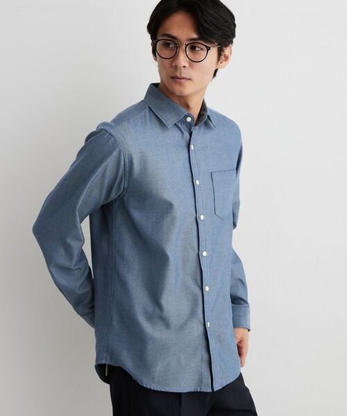 THE SHOP TK / ザ ショップ ティーケー シャツ・ブラウス | 【防シワ/洗濯機OK】アソート 長袖ネルシャツ | 詳細2