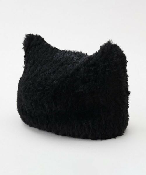 THE SHOP TK / ザ ショップ ティーケー ニットキャップ | 猫耳ワッチKIDS（ブラック(019)）