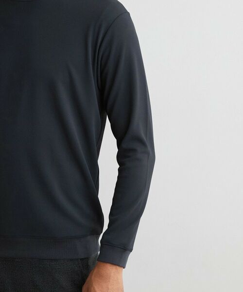 THE SHOP TK / ザ ショップ ティーケー カットソー | 【ジャケットインにおすすめ】ビジネス長袖Tシャツ 洗濯機OK/襟高 | 詳細15