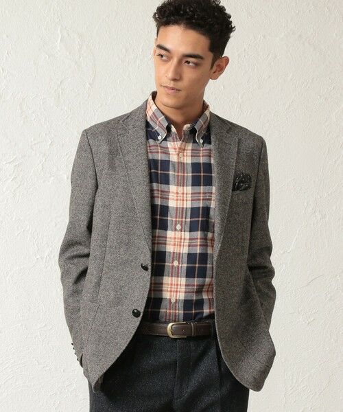 セール マラリウス社生地使用ホームスパンジャケット テーラードジャケット The Scotch House ザ スコッチハウス ファッション通販 タカシマヤファッションスクエア