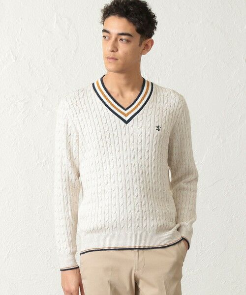 セール オーガニックコットン チルデンセーター ニット セーター The Scotch House ザ スコッチハウス ファッション通販 タカシマヤファッションスクエア