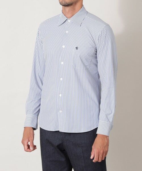 THE SCOTCH HOUSE / ザ・スコッチハウス その他トップス | 【THE URBAN COLLECTION】ストレッチナイロンロンドンストライプシャツ | 詳細3