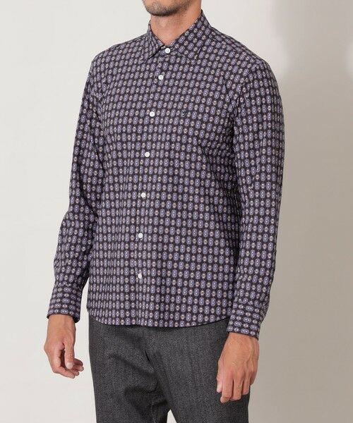 THE SCOTCH HOUSE / ザ・スコッチハウス その他トップス | 【THE URBAN COLLECTION】ストレッチナイロンジオメトリックプリントシャツ | 詳細3