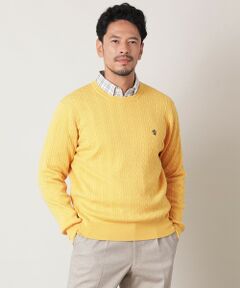 THE SCOTCH HOUSE / ザ・スコッチハウス その他トップス | 【家庭洗濯可能】Easy Care ケーブルクルーニット