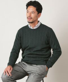 THE SCOTCH HOUSE / ザ・スコッチハウス その他トップス | 【家庭洗濯可能】Easy Care ケーブルクルーニット