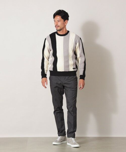 THE SCOTCH HOUSE / ザ・スコッチハウス その他トップス | 【THE URBAN COLLECTION】ストライプフィッシャーマンセーター | 詳細1