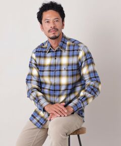 THE SCOTCH HOUSE / ザ・スコッチハウス その他トップス | ブラッシュドオンブレチェックシャツ