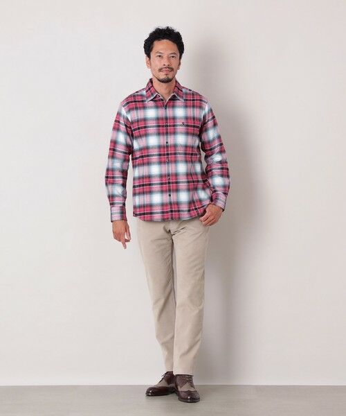 THE SCOTCH HOUSE / ザ・スコッチハウス その他トップス | ブラッシュドオンブレチェックシャツ | 詳細1