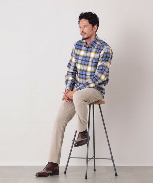 THE SCOTCH HOUSE / ザ・スコッチハウス その他トップス | ブラッシュドオンブレチェックシャツ | 詳細2
