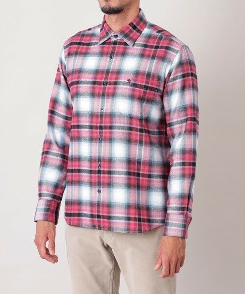 THE SCOTCH HOUSE / ザ・スコッチハウス その他トップス | ブラッシュドオンブレチェックシャツ | 詳細4