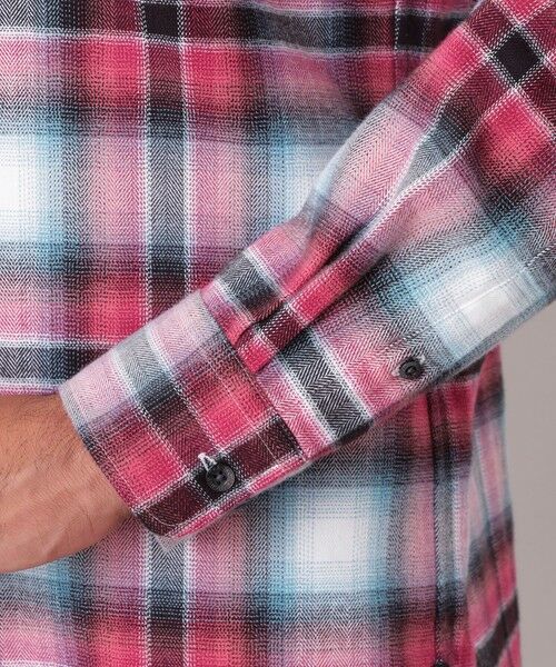THE SCOTCH HOUSE / ザ・スコッチハウス その他トップス | ブラッシュドオンブレチェックシャツ | 詳細6