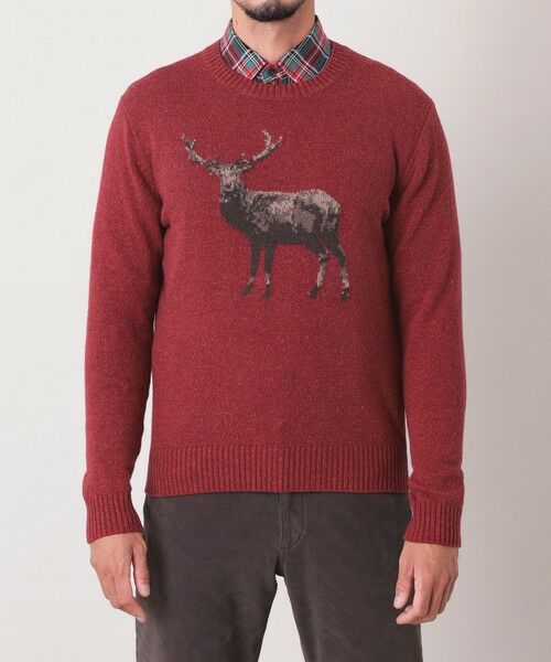 THE SCOTCH HOUSE / ザ・スコッチハウス その他トップス | Deer インターシャセーター | 詳細2