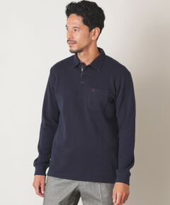 THE SCOTCH HOUSE / ザ・スコッチハウス その他トップス | Wフェイスカノコ裏起毛長袖ポロシャツ