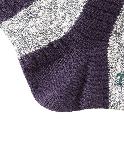 THE SCOTCH HOUSE / ザ・スコッチハウス その他小物 | ワイドボーダーソックス | 詳細2