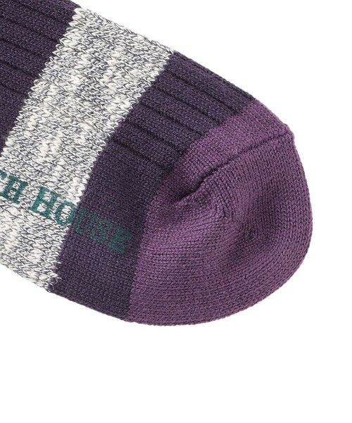 THE SCOTCH HOUSE / ザ・スコッチハウス その他小物 | ワイドボーダーソックス | 詳細3