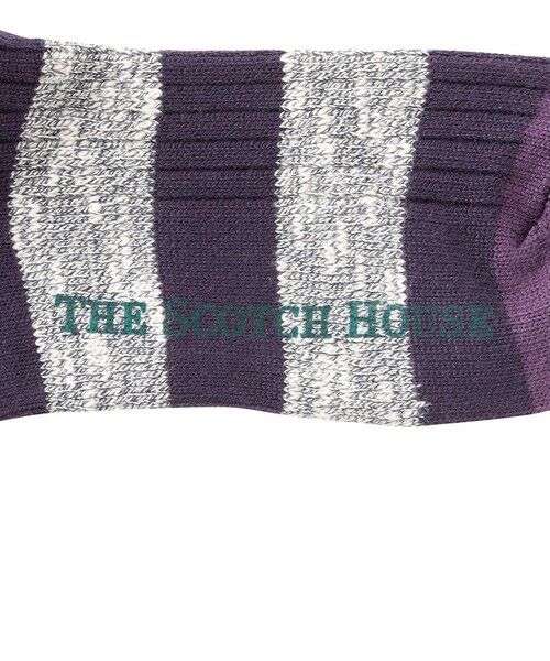 THE SCOTCH HOUSE / ザ・スコッチハウス その他小物 | ワイドボーダーソックス | 詳細5