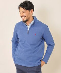 スラブワッフルZIP UP トレーナー