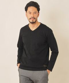 【THE URBAN COLLECTION】シャドーカイリーン長袖VネックTシャツ