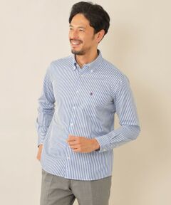 【イージーケア】Adjustable Fit ストライプシャツ