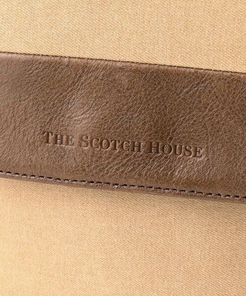 THE SCOTCH HOUSE / ザ・スコッチハウス ショルダーバッグ | レザー×キャンバスサコッシュ | 詳細6