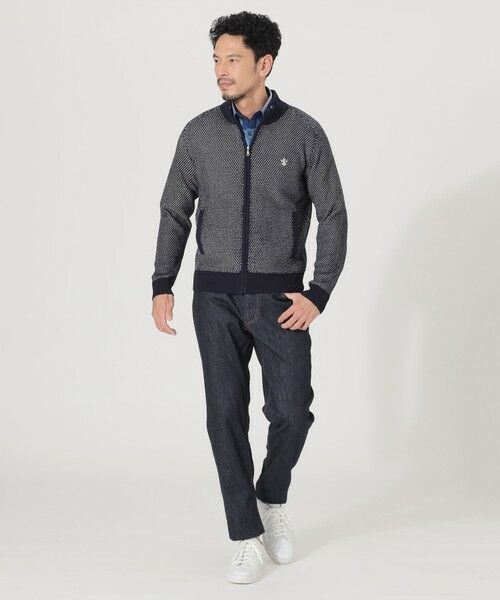 THE SCOTCH HOUSE / ザ・スコッチハウス その他トップス | ギマコットンミックスカノコジップアップニット | 詳細2