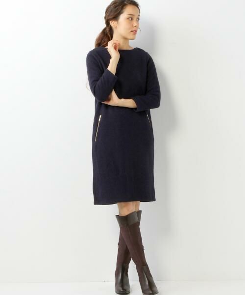 セール Closet Story ジップ ニット ワンピース ミニ丈 ひざ丈ワンピース The Station Store United Arrows Ltd ザ ステーション ストア ユナイテッドアローズ ファッション通販 タカシマヤファッションスクエア