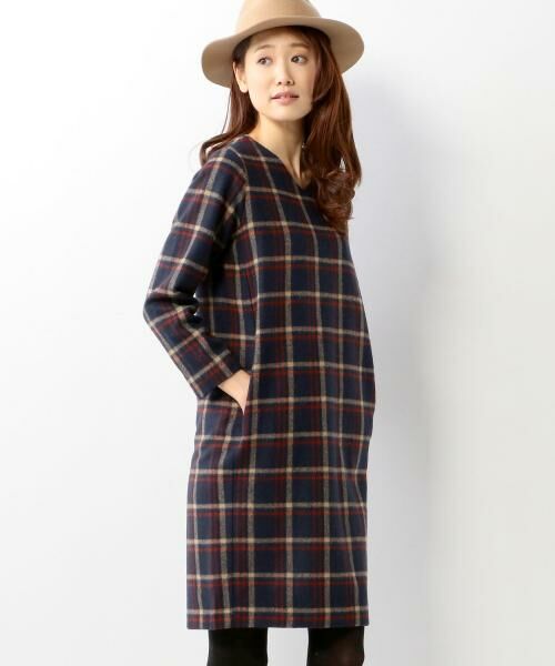 セール Closet Story シャギーチェック ワンピース ミニ丈 ひざ丈ワンピース The Station Store United Arrows Ltd ザ ステーション ストア ユナイテッドアローズ ファッション通販 タカシマヤファッションスクエア