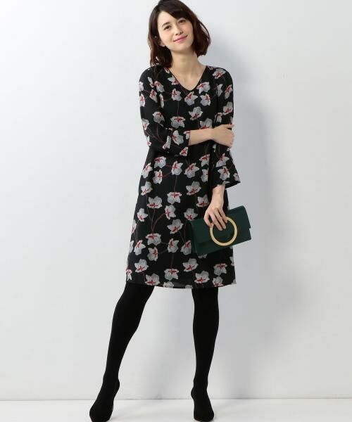 セール Closet Story パイピング フラワー サックワンピース ミニ丈 ひざ丈ワンピース The Station Store United Arrows Ltd ザ ステーション ストア ユナイテッドアローズ ファッション通販 タカシマヤファッションスクエア