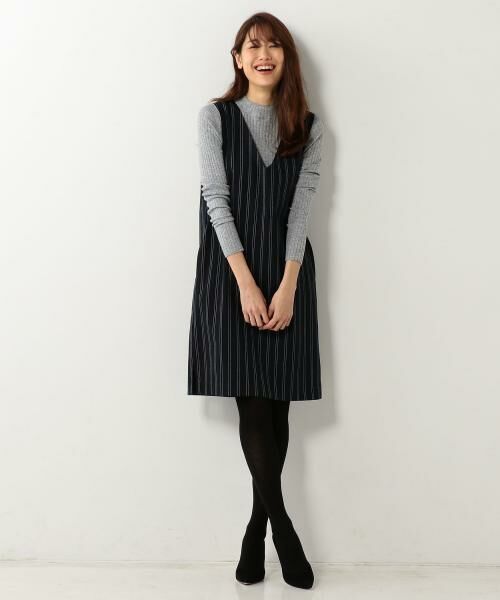 セール Closet Story ムジ ストライプ フカv ノースリーブ ワンピース ミニ丈 ひざ丈ワンピース The Station Store United Arrows Ltd ザ ステーション ストア ユナイテッドアローズ ファッション通販 タカシマヤファッションスクエア