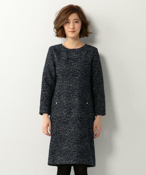 Closet Story ベルベットツイード ワンピース ミニ丈 ひざ丈ワンピース The Station Store United Arrows Ltd ザ ステーション ストア ユナイテッドアローズ ファッション通販 タカシマヤファッションスクエア