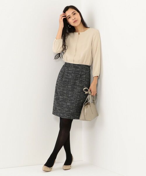 セール Closet Story ツイードsk ドッキングワンピース 手洗い可能 ミニ丈 ひざ丈ワンピース The Station Store United Arrows Ltd ザ ステーション ストア ユナイテッドアローズ ファッション通販 タカシマヤファッションスクエア