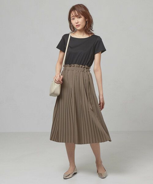 セール Closet Story ジョーゼットプリーツ ドッキングワンピース ロング マキシ丈ワンピース The Station Store United Arrows Ltd ザ ステーション ストア ユナイテッドアローズ ファッション通販 タカシマヤファッションスクエア