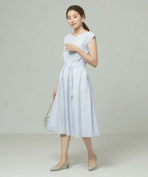 セール Closet Story シアサッカーストライプ ワンピース 手洗い可能 ロング マキシ丈ワンピース The Station Store United Arrows Ltd ザ ステーション ストア ユナイテッドアローズ ファッション通販 タカシマヤファッションスクエア