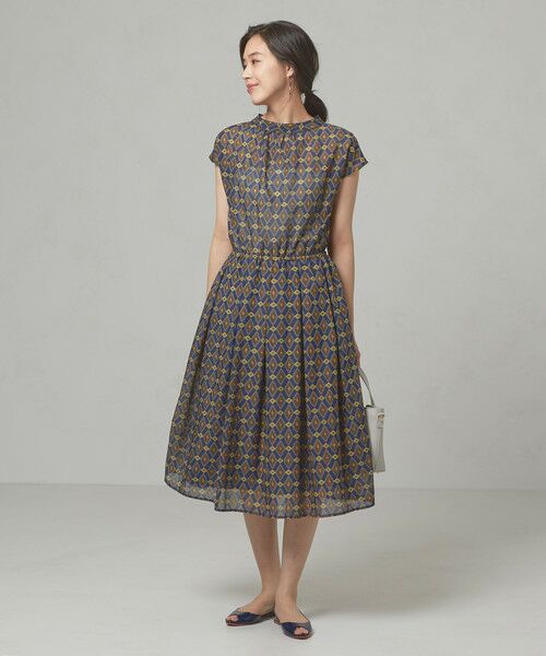 セール Closet Story アフリカンプリント ワンピース 手洗い可能 ミニ丈 ひざ丈ワンピース The Station Store United Arrows Ltd ザ ステーション ストア ユナイテッドアローズ ファッション通販 タカシマヤファッションスクエア