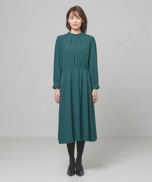 セール Closet Story スタンドネック セミロングワンピース 手洗い可能 ロング マキシ丈ワンピース The Station Store United Arrows Ltd ザ ステーション ストア ユナイテッドアローズ ファッション通販 タカシマヤファッションスクエア