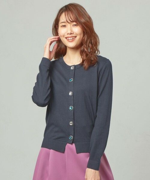 セール Torrazzo Donna ビジューボタン カーディガン s カーディガン ボレロ The Station Store United Arrows Ltd ザ ステーション ストア ユナイテッドアローズ ファッション通販 タカシマヤファッションスクエア