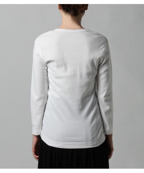three dots / スリードッツ Tシャツ | cotton knits 3/4 jessica | 詳細3