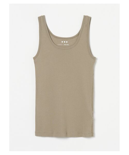 Cotton rib 2×1 tank （タンクトップ）｜three dots / スリードッツ