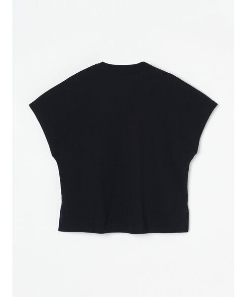three dots / スリードッツ Tシャツ | Organic cotton knit cropped alex | 詳細1