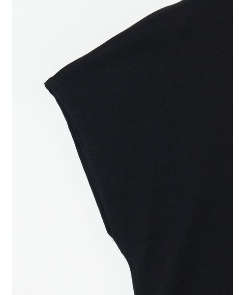 three dots / スリードッツ Tシャツ | Organic cotton knit cropped alex | 詳細3
