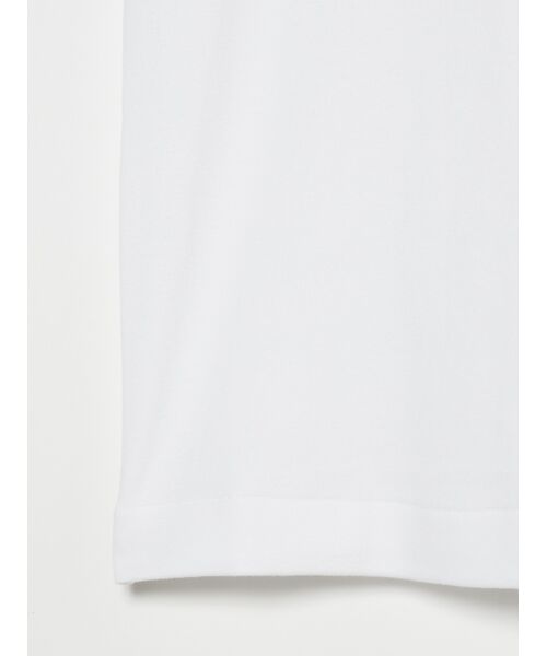 three dots / スリードッツ Tシャツ | Organic cotton knit s/s alex | 詳細4
