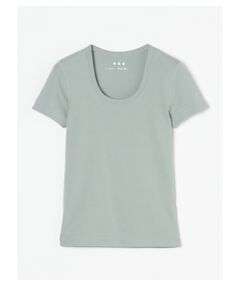 three dots / スリードッツ Tシャツ | Organic cotton knit s/s jessica