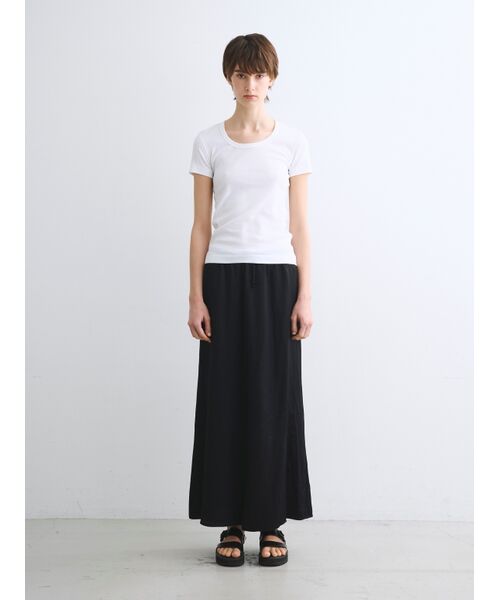 three dots / スリードッツ Tシャツ | Organic cotton knit s/s jessica | 詳細10
