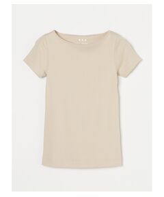 three dots / スリードッツ Tシャツ | Organic cotton Knit s/s ginger