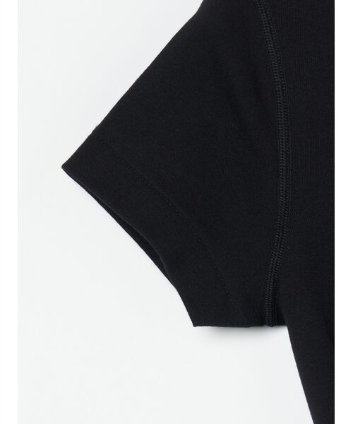 three dots / スリードッツ Tシャツ | Organic cotton Knit s/s ginger | 詳細3