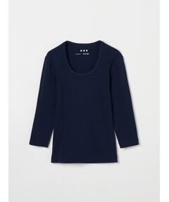 Organic cotton knit 3/4sleeve jessica