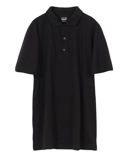 three dots Patrick sanded jersey ポロシャツ