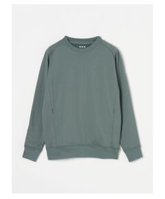 Men's cashmere touch fleece crew