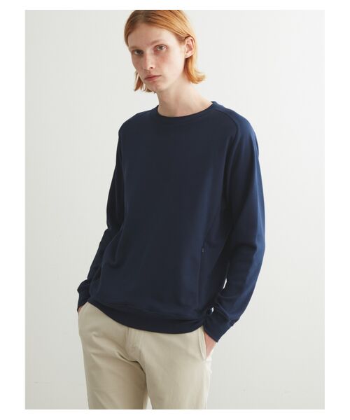 three dots / スリードッツ その他トップス | Men's cashmere touch fleece crew | 詳細7