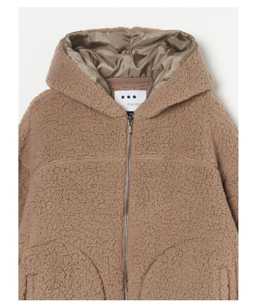 Eco fur fleece zip hoody （その他アウター）｜three dots / スリードッツ ファッション通販  タカシマヤファッションスクエア